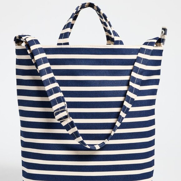 NWT Baggu Zip Duck Bag - Navy Stripe - Picture 5 of 10